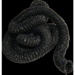 Sivac ? flexible noir � 50 mm ? tuyau en tissu pvc autoextinguible ? r�sistant jusqu'� 100�c ? renforc� ...