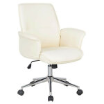 Six - chaise de bureau jary blanc cass