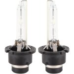 2 pices d2s ampoule de phare, ampoule de phare blanc au xnon 35w 6000k 7000lm lumineux ip67 tanche ...