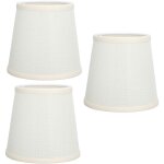 Sjlerst abat - jour de table fabriqu� � la main, 3 pi�ces, tissu doux � haute transmission, tr�s durable, ...