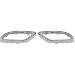 Sjlerst - couvercle d'embout d'�chappement chrom� brillant, garniture de remplacement pour mercedes - ...