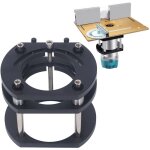 Sjlerst Élévateur de défonceuse, élévateur de défonceuse réglable en hauteur avec précision avec manivelle ... Sjlerst Élévateur de défonceuse, élévateur de défonceuse réglable en hauteur avec précision avec manivelle ...