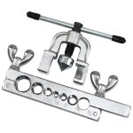 Sjlerst ensemble d'outils d'�vasement pour tubes, tuyaux en cuivre, conduites de frein, 7 matrices de ...