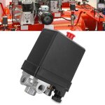 Sjlerst g1 / 4 pressostat, 380v triphas� 4 trous verticale vanne de commande pressostat pour compresseur ...