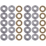 Jeu de 10 roulements  billes de prcision, roulements plats miniatures en acier - sjlerst