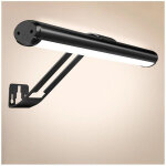 Sjlerst lampe murale sans fil rechargeable, 4500mah eclairage tableau led sans fil � t�l�commande, 32cm ...
