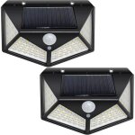 Lampe solaire extérieur 100 led, détecteur de mouvement, lumière solaire etanche éclairage solaire, ip44 ... Lampe solaire extérieur 100 led, détecteur de mouvement, lumière solaire etanche éclairage solaire, ip44 ...