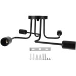 Sjlerst lampe suspendue led de style r�tro 110 - 240v 4xe27, luminaire antique pour �tude, caf�, bar, ...
