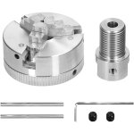Sjlerst mandrin de tour 3 / 4 mors, centrage manuel, boulon de montage pour rectifieuse, fraiseuse, toureuse ...