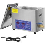 Sjlerst - nettoyeur  ultrasons 10l, 240w nettoyeur sonique robuste avec minuterie, chauffage et commande ...