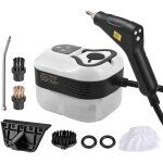 Sjlerst - nettoyeur vapeur portable  cran tactile, 105 c / 221 f, rservoir d'eau de 1 200 ml / 40, ...