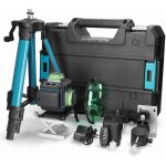 Sjlerst - niveau laser avec trepied, 3d 16 lignes vert rotatif laser level multifonctionnel 4 x 360 ...