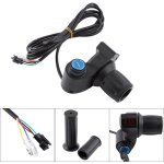 Sjlerst - poigne d'acclrateur lectrique, papillon universel pour cble de scooter avec cble pour ...