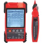 Sjlerst testeur de c�bles r�seau portable et618 avec �cran lcd, recherche analogique et num�rique, test ...