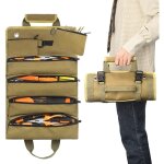 Sac  outils robuste enroulable oxford - organisateur d'outils pour charpentiers, plombiers, lectriciens ...