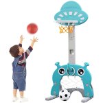Skecten - 3 - en - 1 panier de basket exterieur intrieur basket - ball, soccer, lancer d'anneaux pour ...