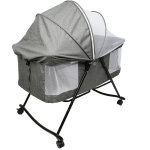 Skecten ? berceau cododo 2 en 1 avec matelas et moustiquaire ? dimensions 106x92x55 cm ? aluminium aviation ...