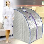 Sauna infrarouge portable 1000 w, 230 v, argenté Sauna infrarouge portable 1000 w, 230 v, argenté