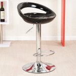 Tabourets de bar lot de 2, chaise de bar en abs plastique avec repose - pieds, hauteur réglables sur ... Tabourets de bar lot de 2, chaise de bar en abs plastique avec repose - pieds, hauteur réglables sur ...