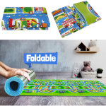 Tapis de jeu circuit voiture de course tapis rampant pour b�b� enfant tapis pique - nique - 130x160x0. ...