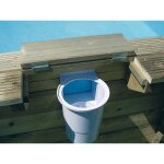 Ubbink - skimmer bouche large avec buse de refoulement - piscine bois