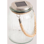 Sklum - bocal en verre solaire avec guirlande led pol ?16 cm