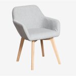 Sklum - chaise de salle  manger ervi avec accoudoirs