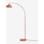 Sklum - lampadaire en fer diala rouge sienna ?200 cm