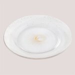 Pack de 4 assiettes plates en verre byron sklum