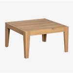 Sklum - table basse de jardin carrée 60x60 cm en bois d'acacia filips Sklum - table basse de jardin carrée 60x60 cm en bois d'acacia filips