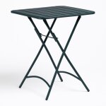 Sklum - table de cuisine carrée 60x60 cm pliable en acier janti vert jungle Sklum - table de cuisine carrée 60x60 cm pliable en acier janti vert jungle