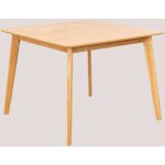 Sklum - table pour salle à manger carrée en mdf (100x100 cm) kerhen Sklum - table pour salle à manger carrée en mdf (100x100 cm) kerhen