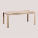 Sklum - table de salle à manger rectangulaire 170 - 250x95 cm extensible en bois quëbi Sklum - table de salle à manger rectangulaire 170 - 250x95 cm extensible en bois quëbi