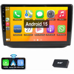 Pour skoda fabia ii 2008 - 2013 carplay android 15 autoradio bt gps navi rds 2 + 64g dab