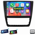 Pour skoda yeti 2008 - 2017 android 15 carplay rds autoradio gps rds wifi 4 + 64g
