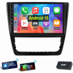 Pour skoda yeti 2008 - 2017 android 15 carplay rds autoradio gps rds wifi 4 + 64g dab