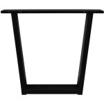 Skraut home - support, tr�teau, pieds, en forme de u, m�tal, pour plateaux de table, 84x8x71 cm, salon, ...