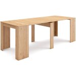 Table console extensible, console meuble, 220, pour 10 personnes, table  manger, style moderne, chne ...