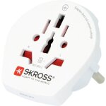 Skross 1. 500211 - e adaptateur de voyage ca w to eu