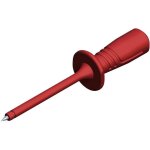 Pointe de touche de s�curit� sks hirschmann pruef 2600 rt 972317101 enfichable 4 mm cat iii 1000 v rouge ...