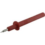 Pointe de touche de s�curit� sks hirschmann pruef 2700 rt 972319101 enfichable 4 mm cat ii 1000 v rouge ...