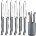 Sky - bloc 6 couteaux steak gris