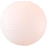 Skylantern - boule papier saumon 50cm - lampion papier en papier de riz - lanterne japonaise saumon pour ...