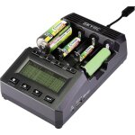 Mc3000 chargeur de piles rondes li - ion, lifepo, li - polymre, nicd, nimh, nizn, ram 10440, 14500, ...