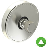 Slid'up by mantion - galet �140 mm � gorge en v 21 mm - 550 kg