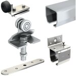 Slid'up by mantion - syst�me coulissant slid'up 2000 pour 1 porte ext�rieure 40 mm max - rail 1, 95 m ...