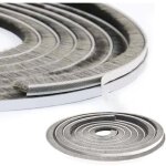 Sliding door brush seal, 5 m (l) x 9 mm (w) x 23 mm (d) brush seal adhesive brush seal self - adhesive ...