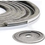 Sliding door brush seal, 5 m (l) x 9 mm (w) x 23 mm (d) brush seal adhesive brush seal self - adhesive ...