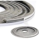 Sliding door brush seal, 5 m (l) x 9 mm (w) x 23 mm (d) brush seal adhesive brush seal self - adhesive ...