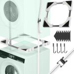 Slimline kit d'empilage pour lave - linge et s�che - linge, cadre universel ultra fin pour appareils ...
